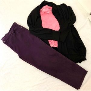 Gloria Vanderbilt Amanda jeans plum short